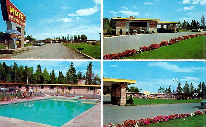 Motel Commodore - Old Postcard And Promos (newer photo)